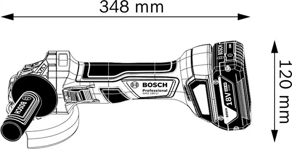 Акумуляторна болгарка Bosch GWS 180 LI 1 АКБ: 700 Вт, 18V, 4.0Ah