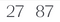27 87 Perfumes