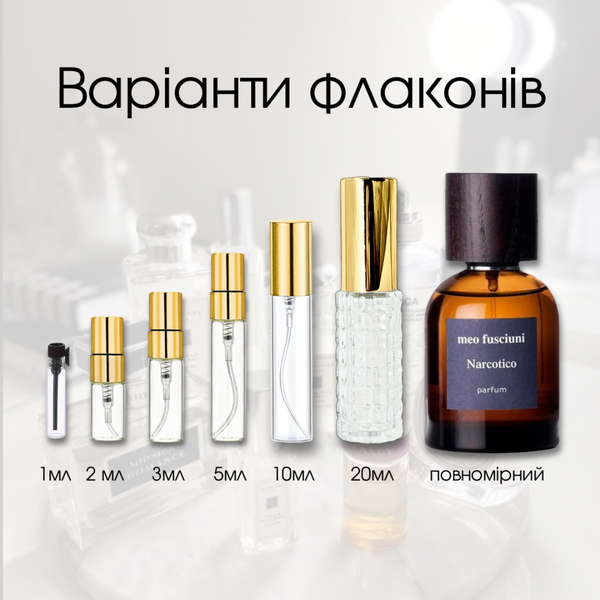 Meo Fusciuni Narcotico parfum, Італія