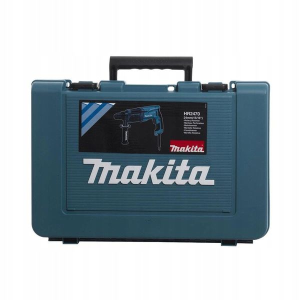 Професійний перфоратор Makita HR 2470: SDS-Plus, 780 Вт, 2.4 Дж, 4500уд./хв., кейс