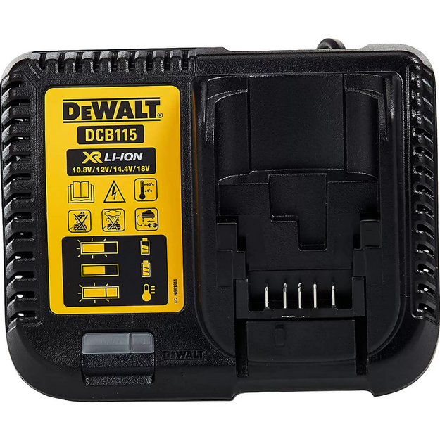 Професійний зарядний пристрій для акумулятора DeWALT DCB115 : 10.8 - 18В