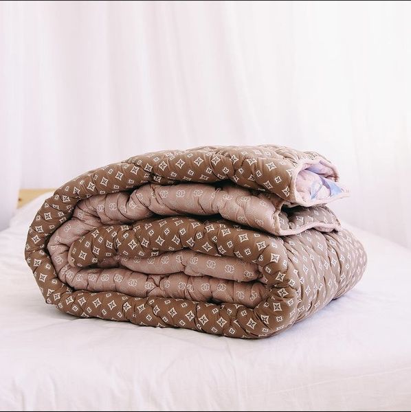 Одеяло Зимнее LOUIS VUITTON Евро размера 200х220 см гипоаллергенное, с качественным наполнителем